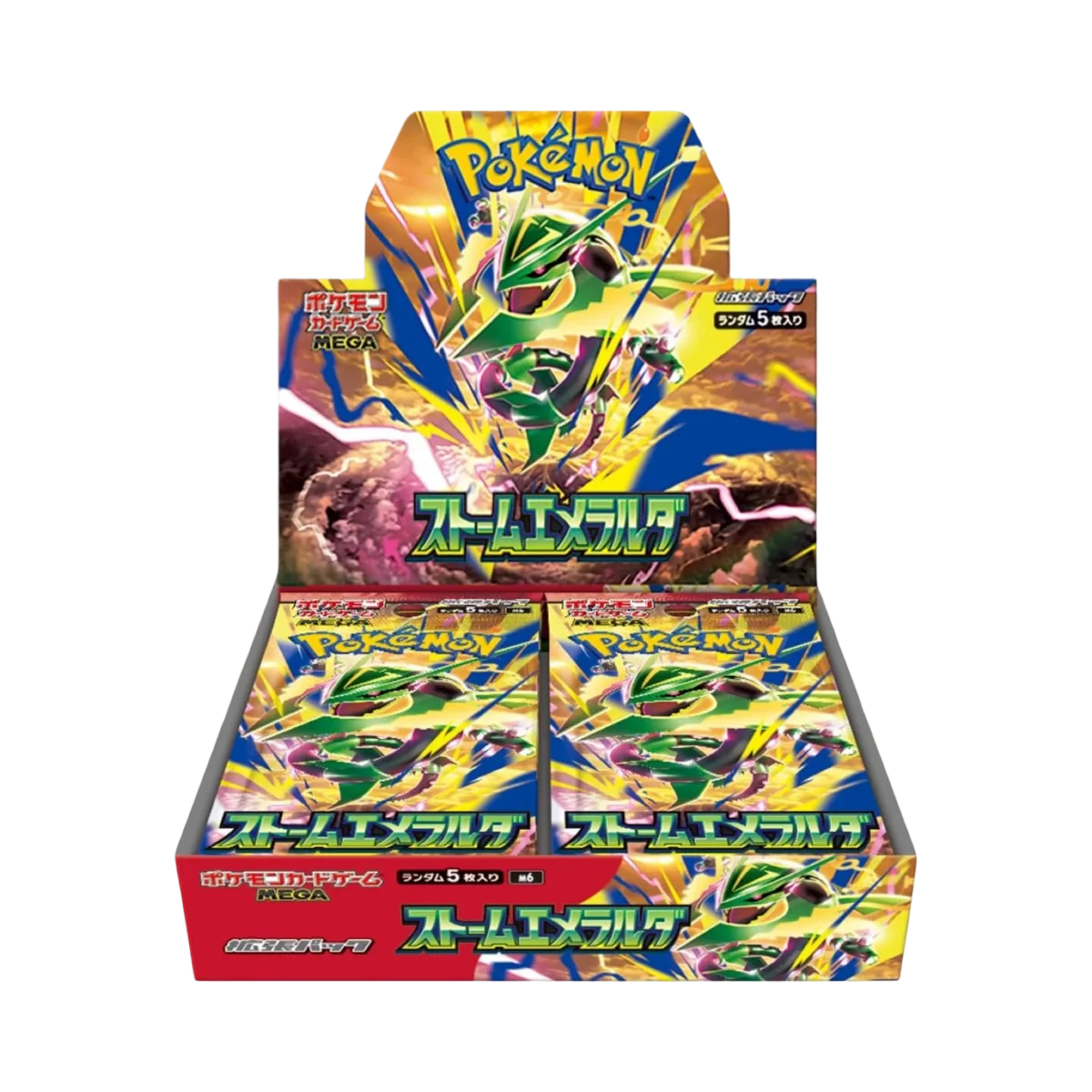 Display Pokémon Storm Emeralda M6 japonais 30 boosters Méga-Rayquaza ex