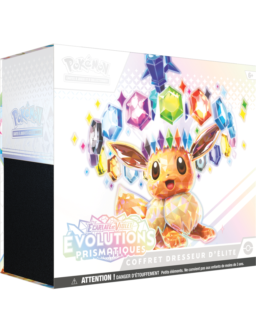 Coffret Dresseur d'Élite Pokémon Évolutions Prismatiques officiel

