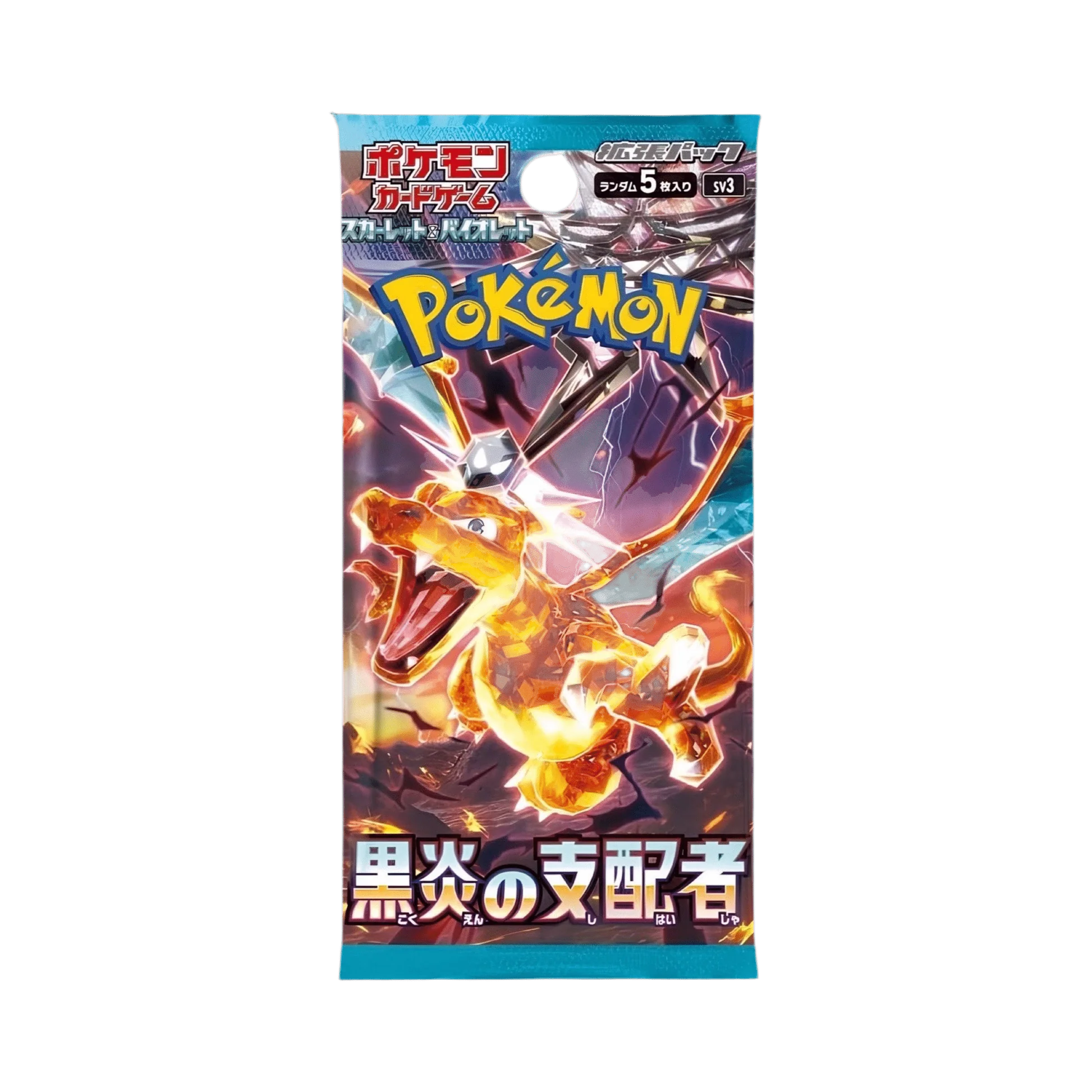 Booster Pokémon Ruler of the Black Flame japonais SV3 scellé Charizard ex Dark-type