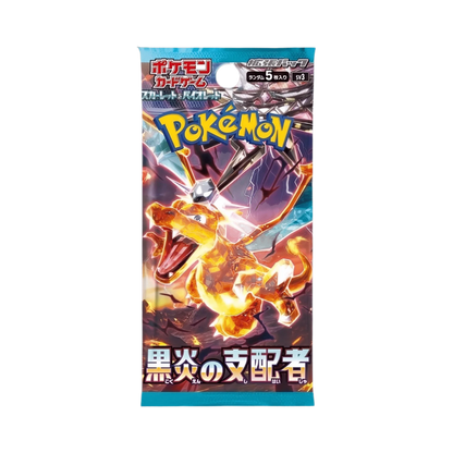 Booster Pokémon Ruler of the Black Flame japonais SV3 scellé Charizard ex Dark-type