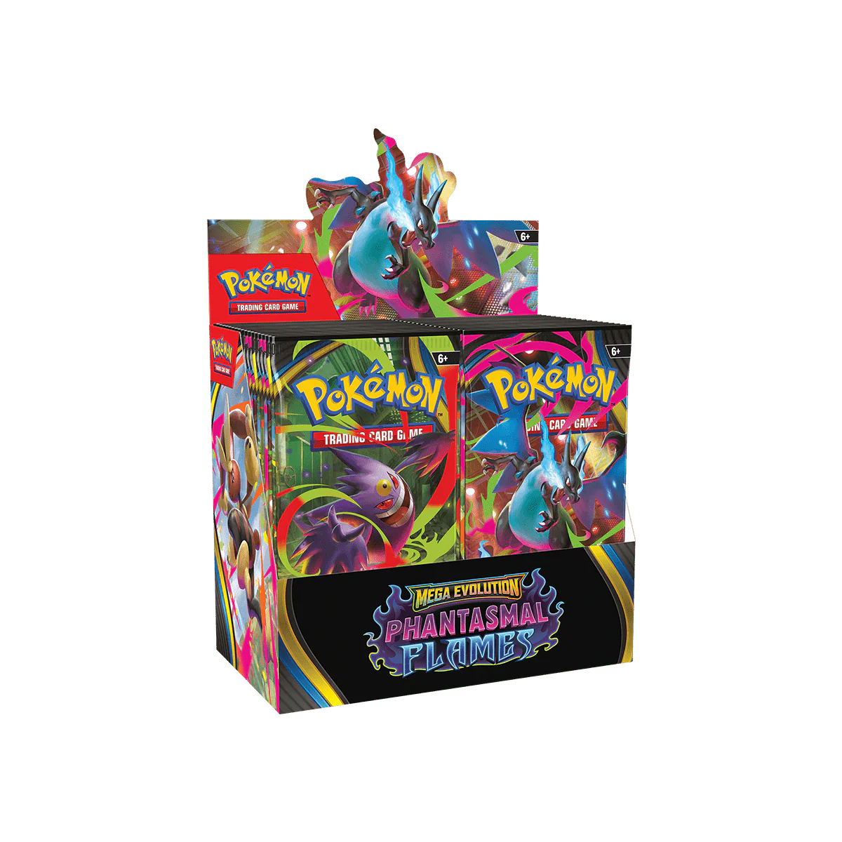 Pokémon TCG Mega Evolution Phantasmal Flames Booster Box ENG en vente au Maroc sur Collectorshop.ma
