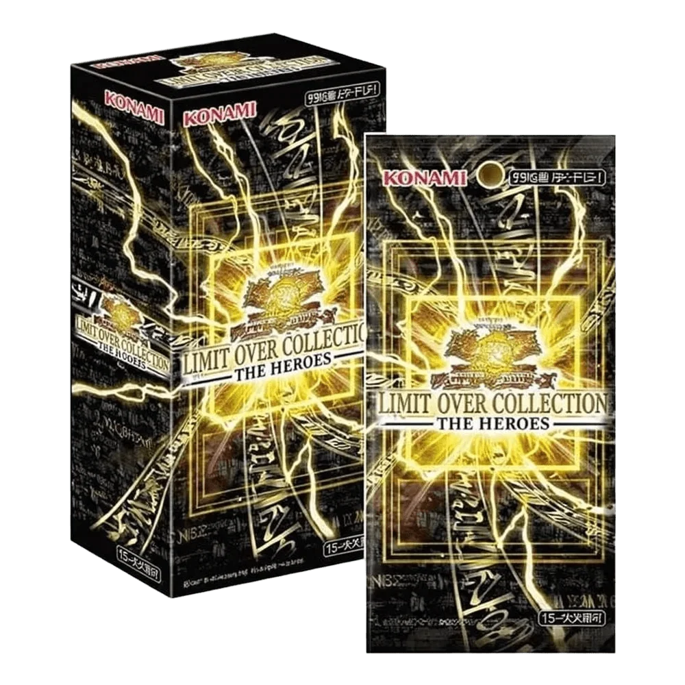 Display Yu-Gi-Oh! Limit over Collection The Heroes japonais